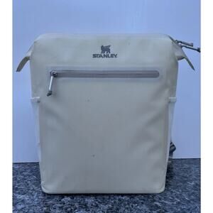 Used Stanley All Day Madeleine Backpack 14.8 QT 14.0 L Cream